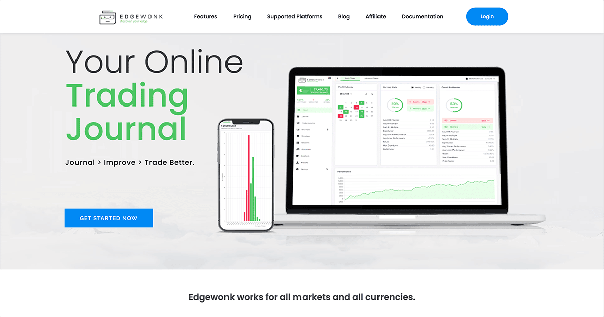 edgewonk homepage